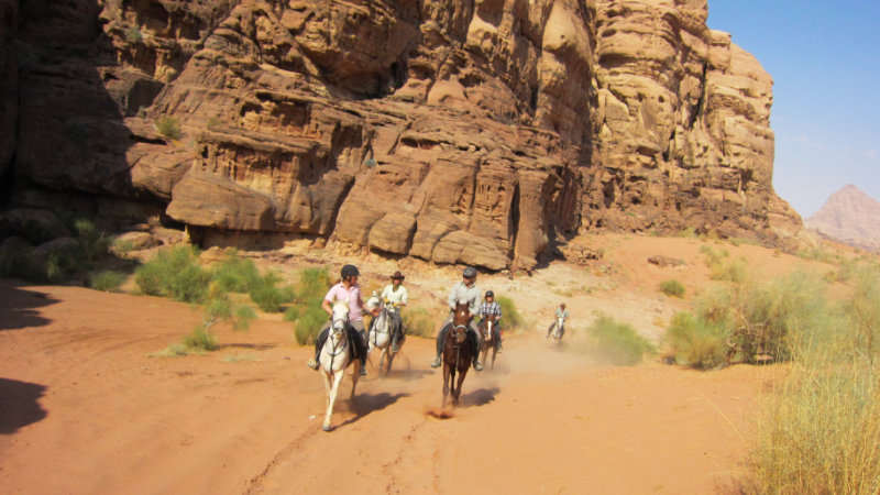 Jordanien - Petra Wadi Rum långritt