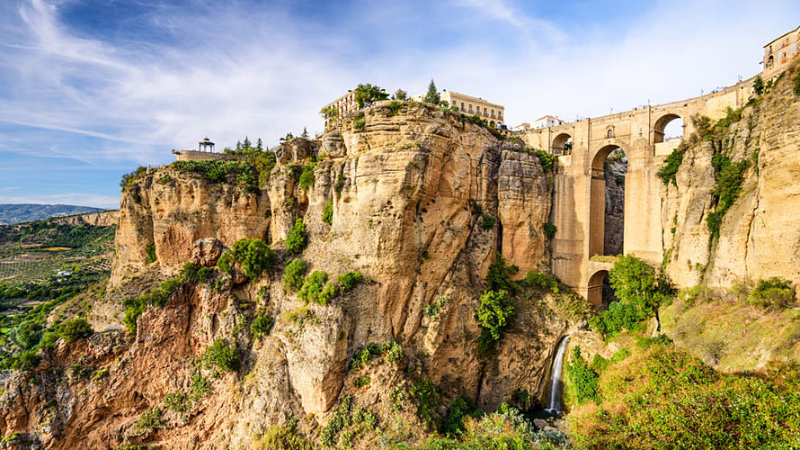 Spanien, Costa de la Luz - Frn Gibraltar till Ronda